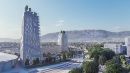 Rendu indicatif © Anderegg-Rinaldi & Architectes Associés