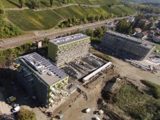 Vue aérienne "Les Plages de Dardagny" - © Anderegg-Rinaldi & Architectes Associés