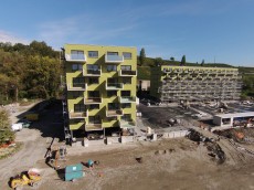 Vue aérienne "Les Plages de Dardagny" - © Anderegg-Rinaldi & Architectes Associés